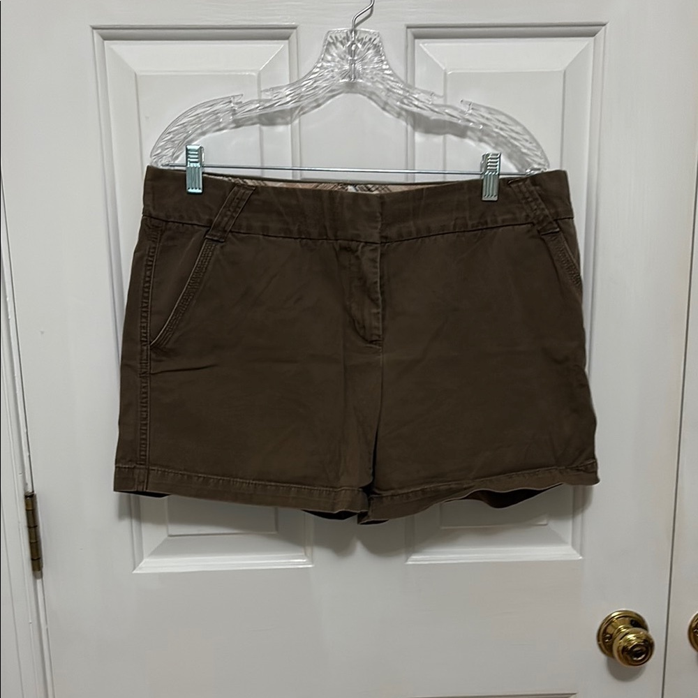 Women's Brown Olive J. Crew Shorts